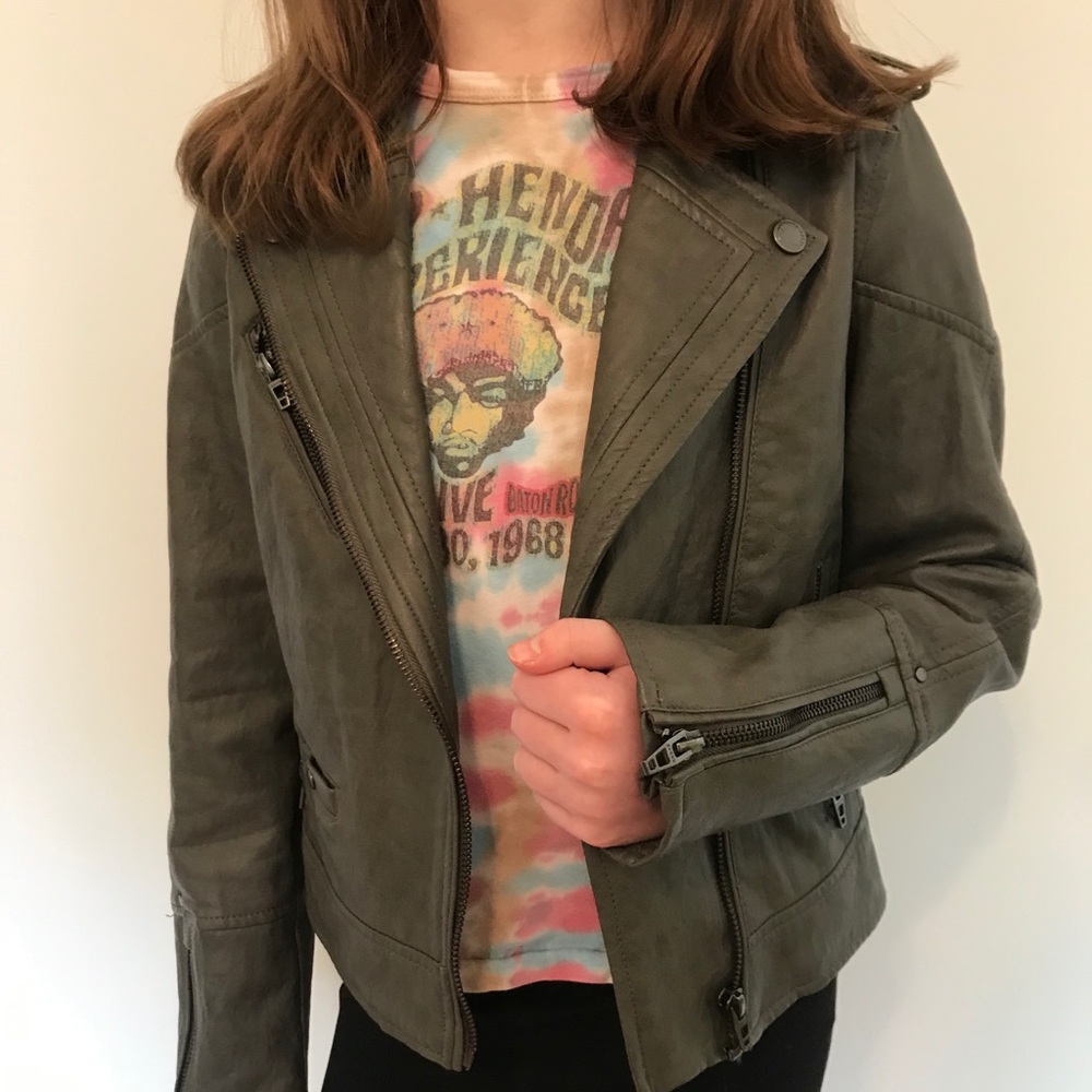 Leather jacket